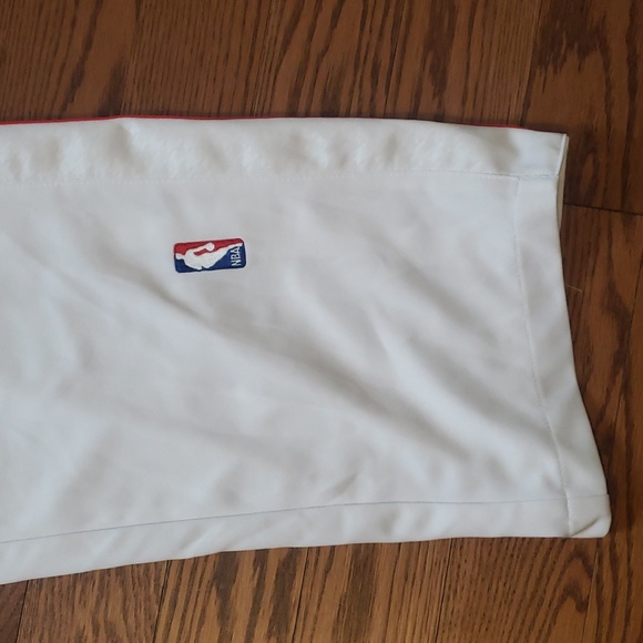 Adidas/Toronto Raptors White & Red Tear Away Open Pants - Picture 5 of 16